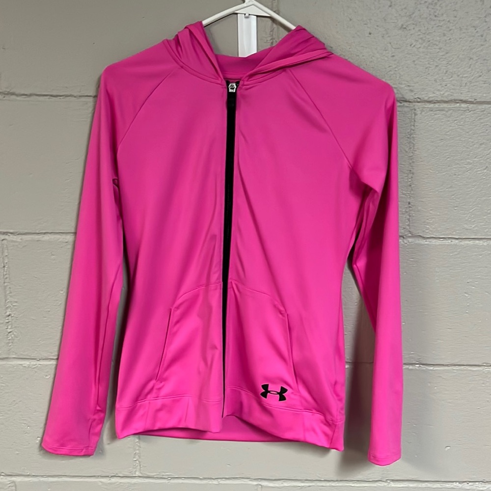 Girls Under Armour Fitted Zip Up